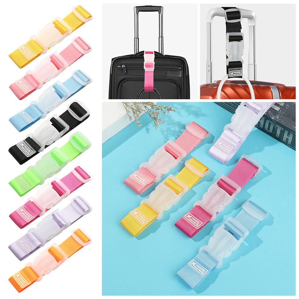 

Portable Aircraft Supplies Security Bag Nylon Straps Luggage Accessories Baggage Belt Buckle Button