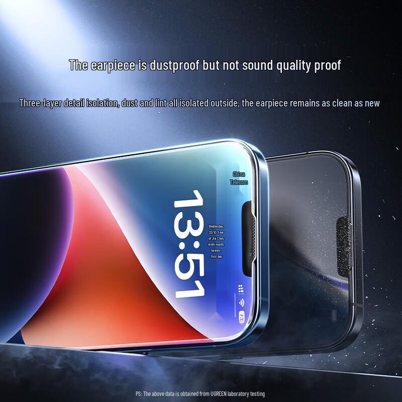 UGREEN iPhone 13 Pro/14 Corning Tempered Glass Screen Protector (2-Pack)