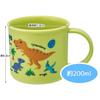 Skater Lunch Box Plastic Cup, 200ml, for Kids, Antibacterial, Dishwasher Safe, Made in Japan, Dinosaur Picture Book, NEW KE4AAG-A