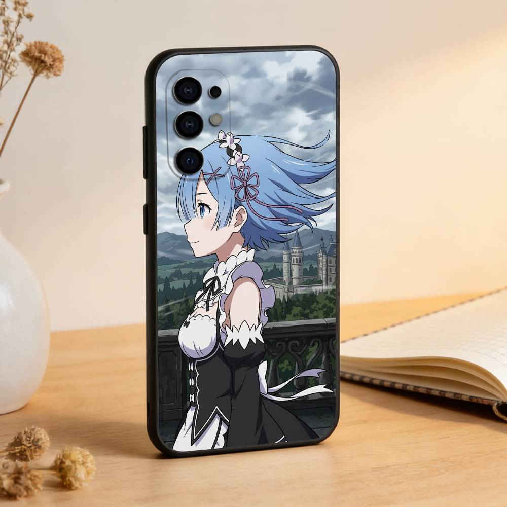 Rem R-Re Anime Z-Zero Phone Case For Samsung S25,S24,S21,S22,S23,S30,Ultra,S20,Plus,Fe,Soft Silicone Black Cover