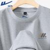 T-shirt à manches longues gaufré pour homme