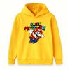 Kids Boys Girls Long Sleeve Crewneck Hoodie, Cute Cartoon Game Character Print Casual Pullover Sweatshirt, Comfortable Soft Cotton Top For Daily Outdo
