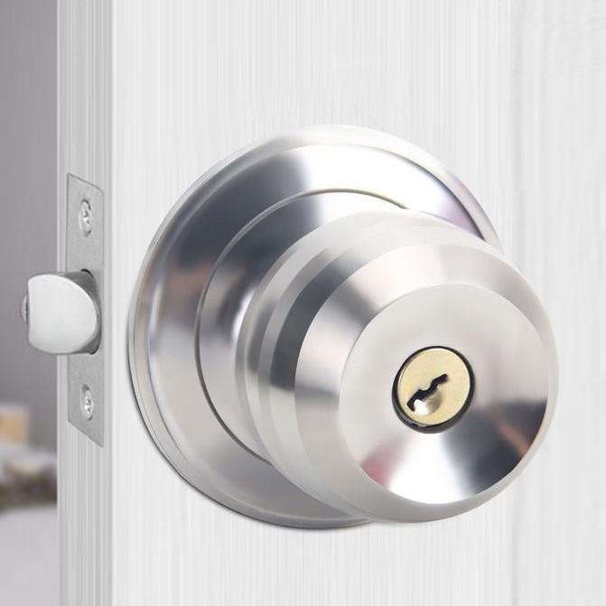 Universal Spherical Indoor Door Lock for Bedroom/Bathroom with Key