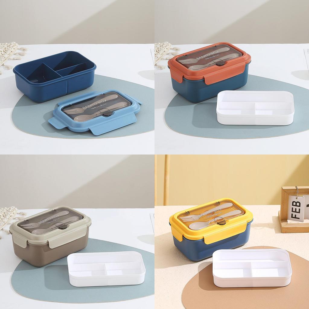 Nordic Style Stainless Steel Bento Box With Divided Compartments For Office Lunches And Meal Prep