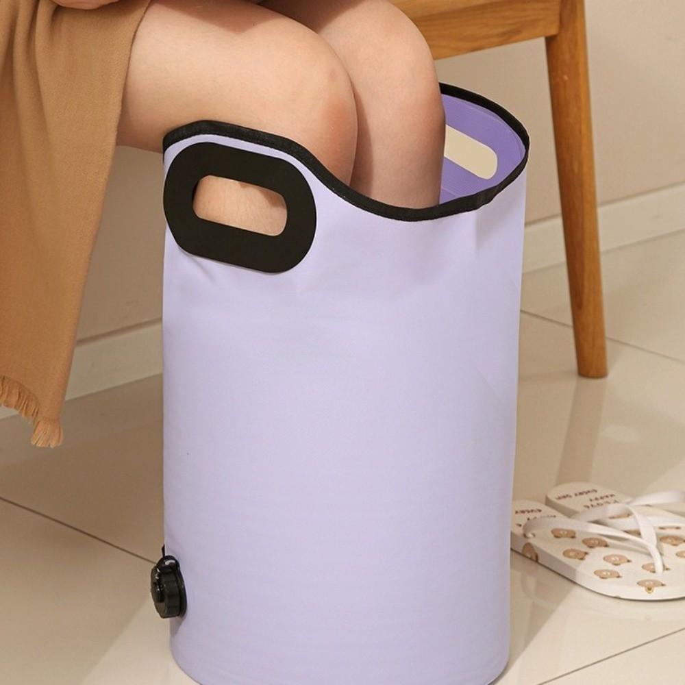 Waterproof Folding Foot Bath Thickened Foot Bath Bag Foot Spa Bath Tub Outdoor Activities