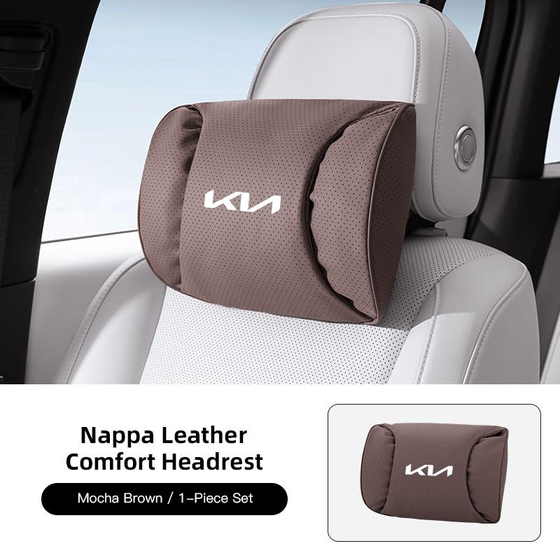 Car Headrest Neck Pillow Lumbar Cushion Set Breathable Soft For KIA K3 Sportage Carnival K5 Seltos Pegas KX1 EV5 Sonet EV6 K4 K8