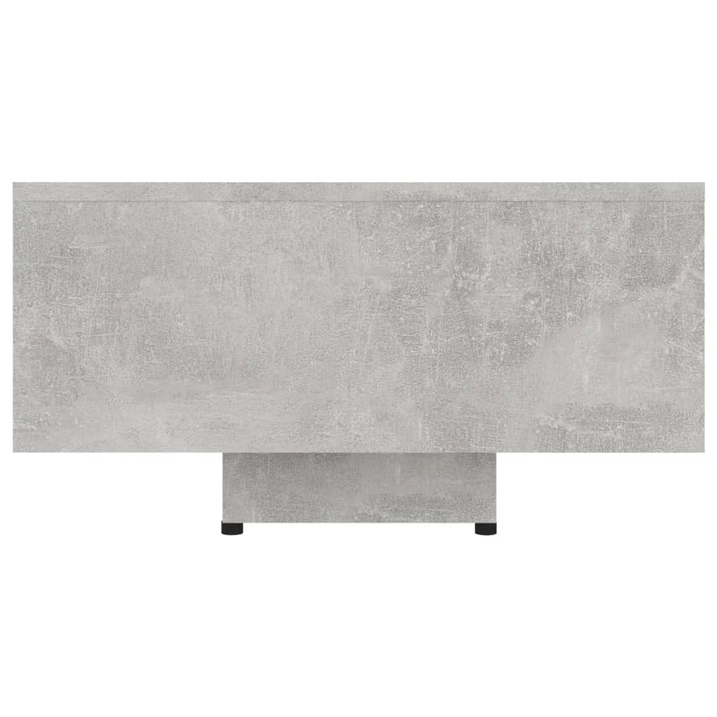 Coffee Table Concrete Grey 85 x 55 x 31 cm Wood Based Material