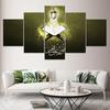 Islamic Allah Live Wallpaper 5 Piece Wallpapers Art Canvas Print modern Poster Modular art painting for Living Room Home Decor