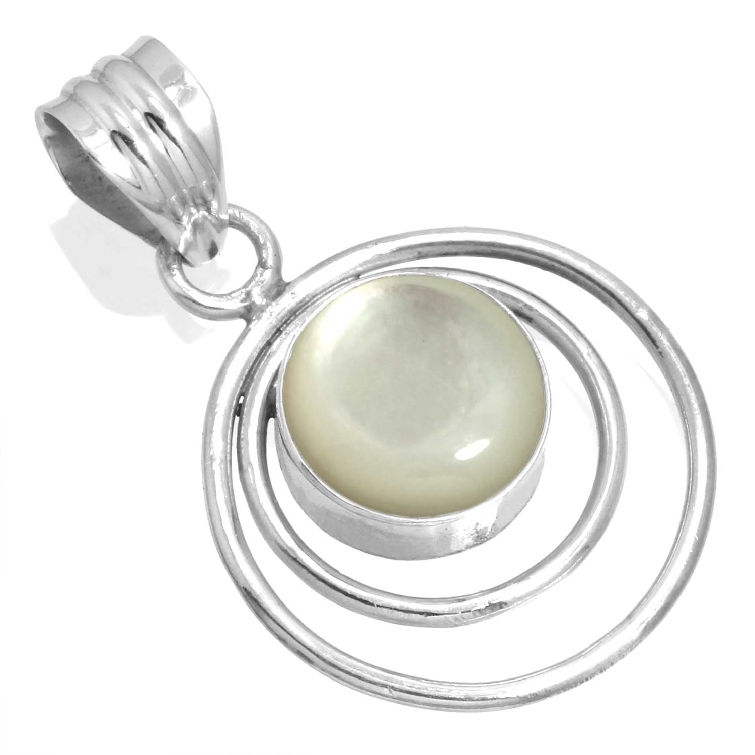 

Подвеска из стерлингового серебра 925 пробы, женская бижутерия с драгоценными камнями ручной работы, подарок на помолвку, сине-зеленый, фиолетовый, медный, бирюзовый, жемчужный, лазурит, перламутр, солитер мать жемчужного