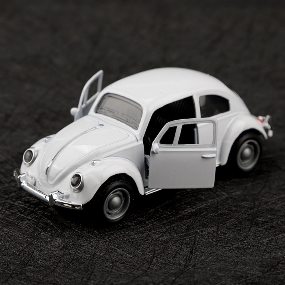 Retro Beetle Alloy Car Model Toy for Collection Exquisite Simulation Design Cake Decoration Home Office Display Gift