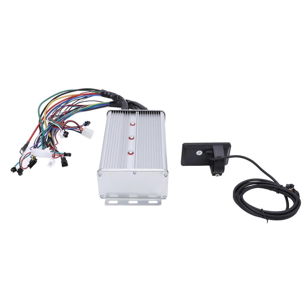 36V 48V 60V 1500W 50A Electric Bike Controller Kit Aluminum Alloy Brushless Controller with G51 LCD Display Control