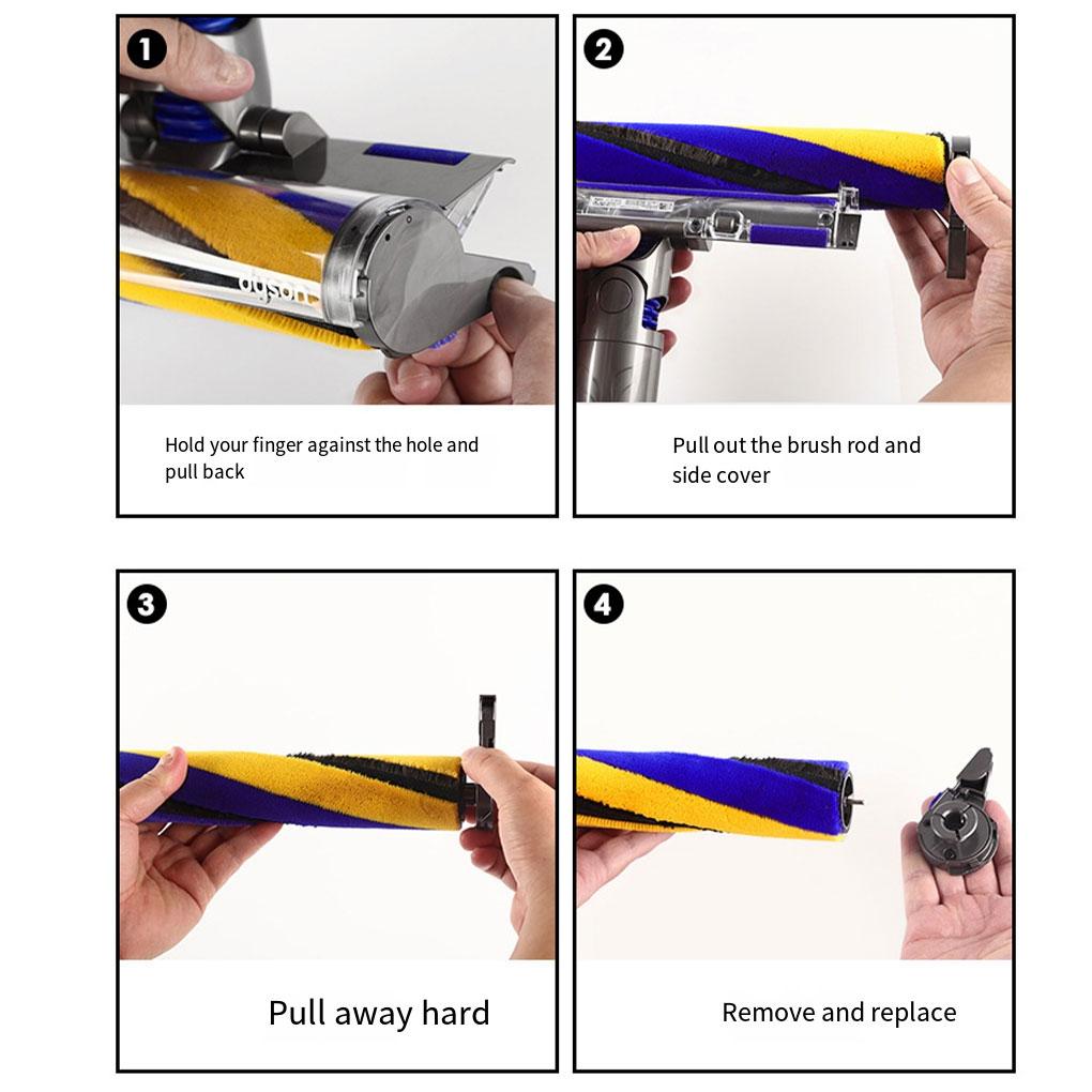 Lightweight And Portable Soft Roller Brush Bar For Vacuum Cleaners Efficient Cleaning