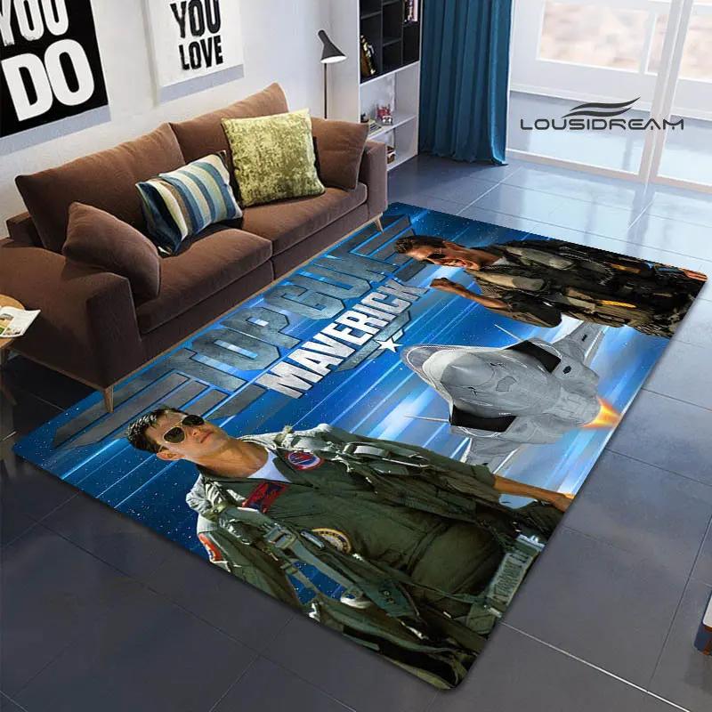 

Classic Movie TOP GUN printed Carpet rugs for bedroom area rug living room carpet Outdoor carpet floor mats birthday gift 40x60cm