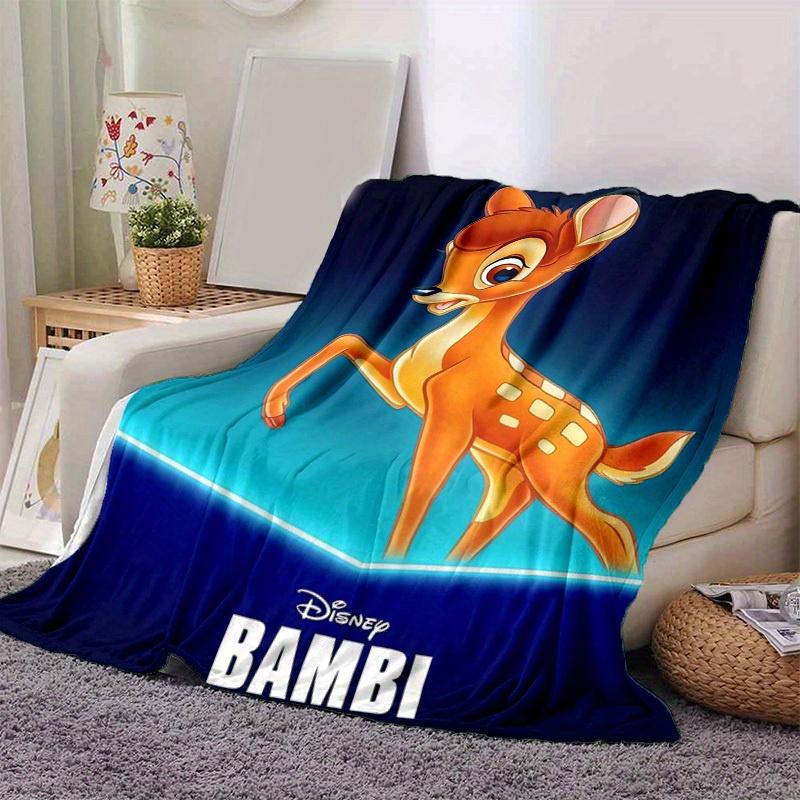

1pc, Bambi Deer Print Blanket Home Decor, Couch Throw, Outdoor Blanket, Gift for Friends, Coverlet Suitable for Bedroom 80x120cm