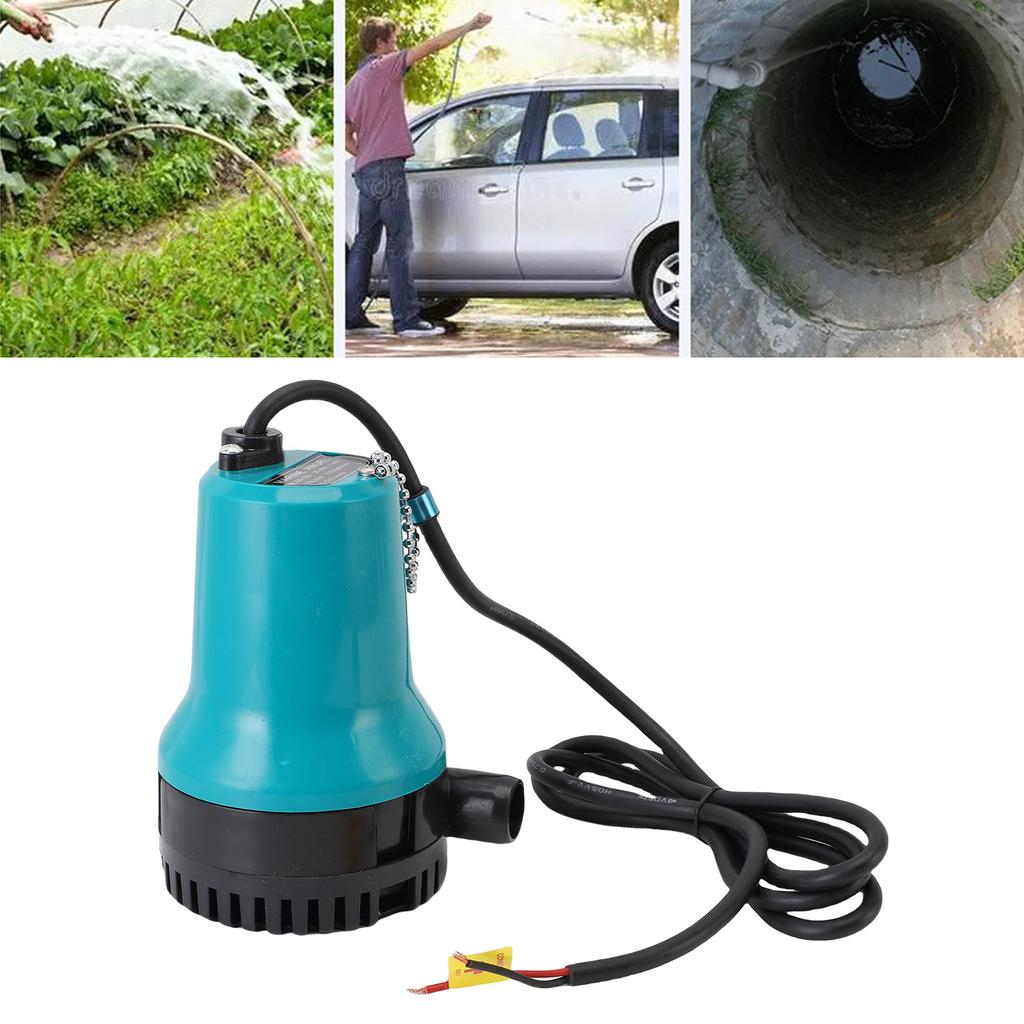 Bilge Pump 45W 70L/min Flow Rate 1 Inch Outlet 4m Lift Multi Guard Portable Electric Water Transfer Pump