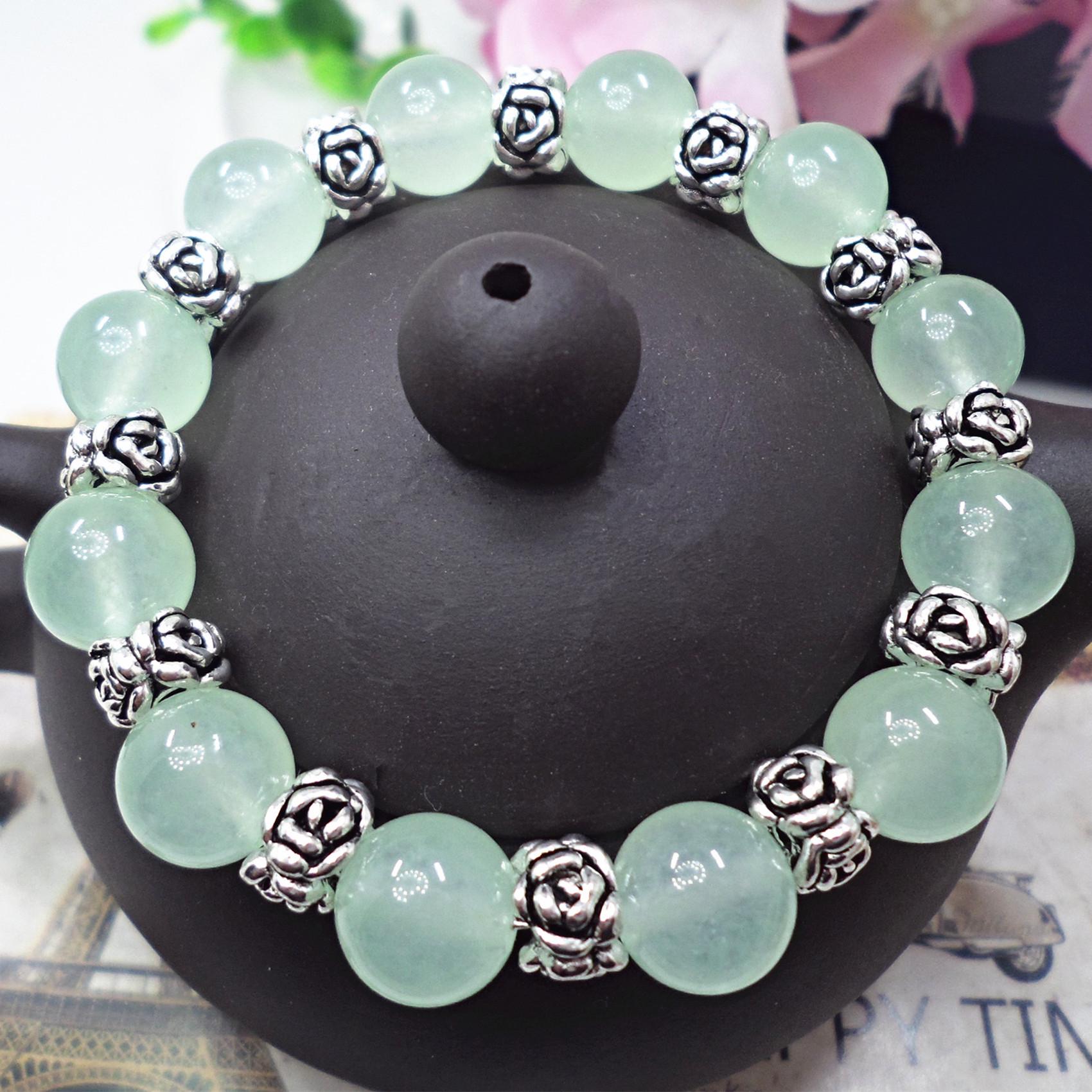 

Браслет из аметиста для женщин - Элегантный аксессуар ручной работы