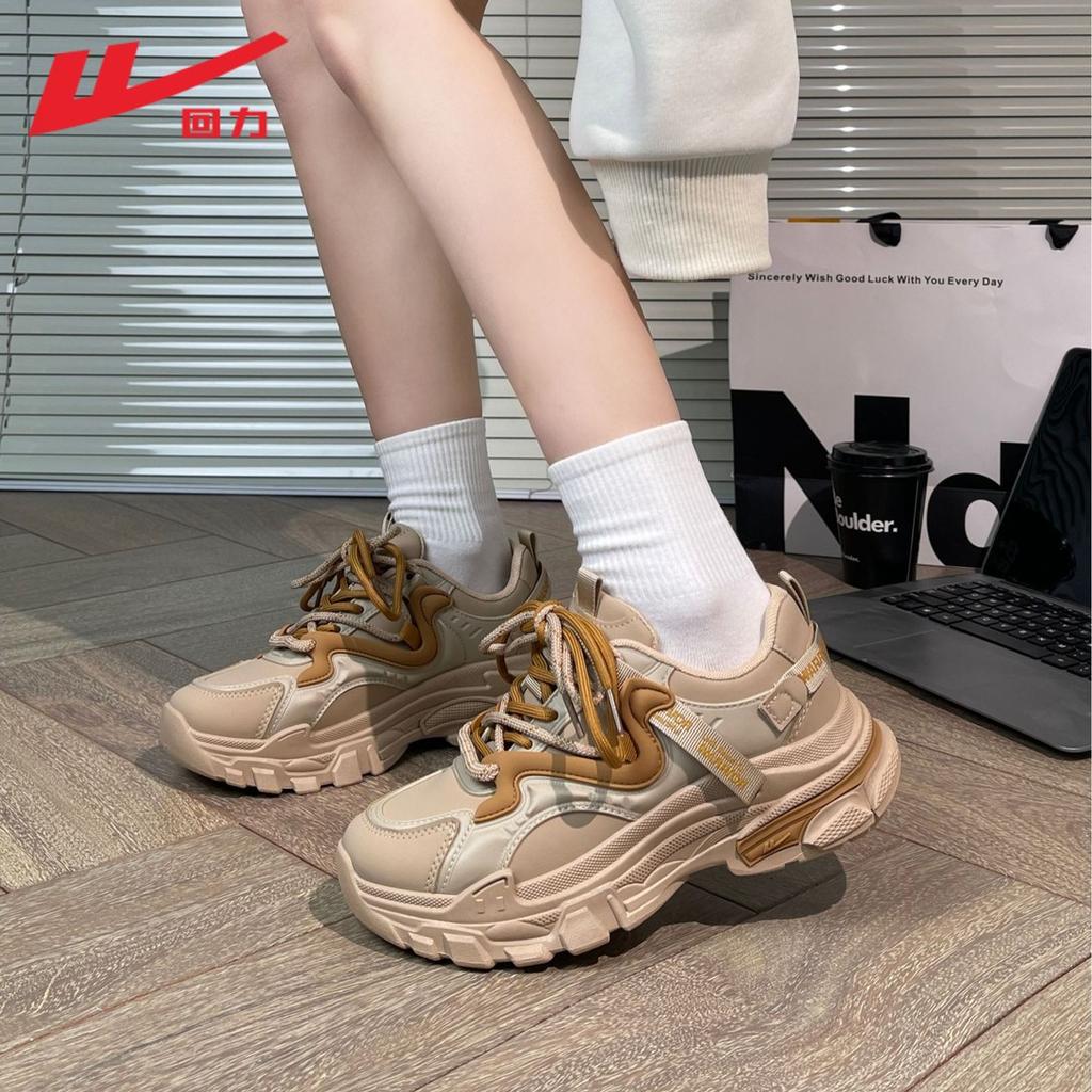 Dad shoes new popular autumn and winter velvet warm little white shoes platform sports shoes T