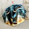 Elegant Yin Yang Elephants Outdoor Automatic Umbrella Sturdy 8 Rib Shaft Lightweight Travel Essential Fashionable Accessory Spiritual Gift