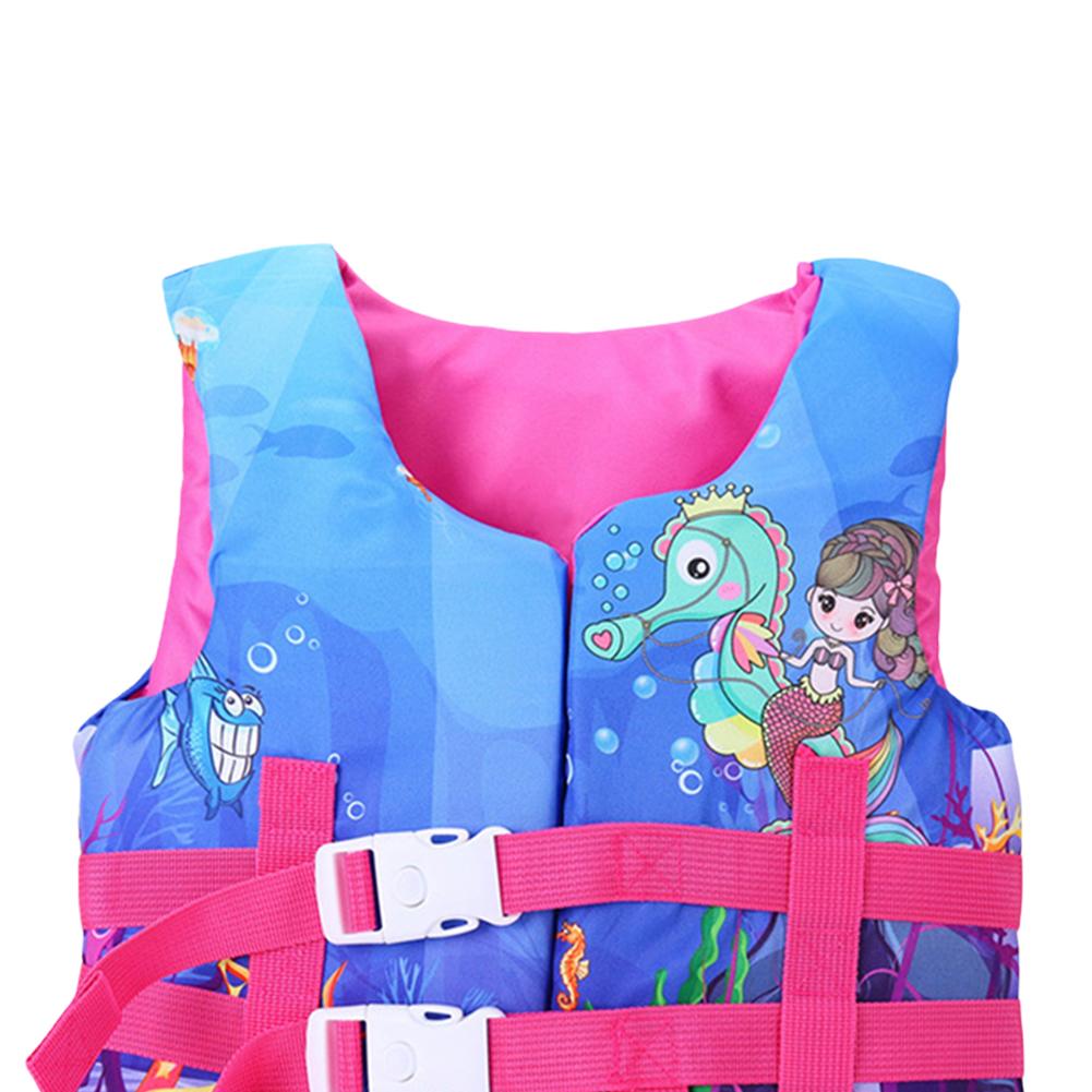 Buoyancy Aid Vest with Safe Lock Zipper Kids Life Jacket Float Jacket Toddler Swimsuit Assist for Water Sports Swimming Training