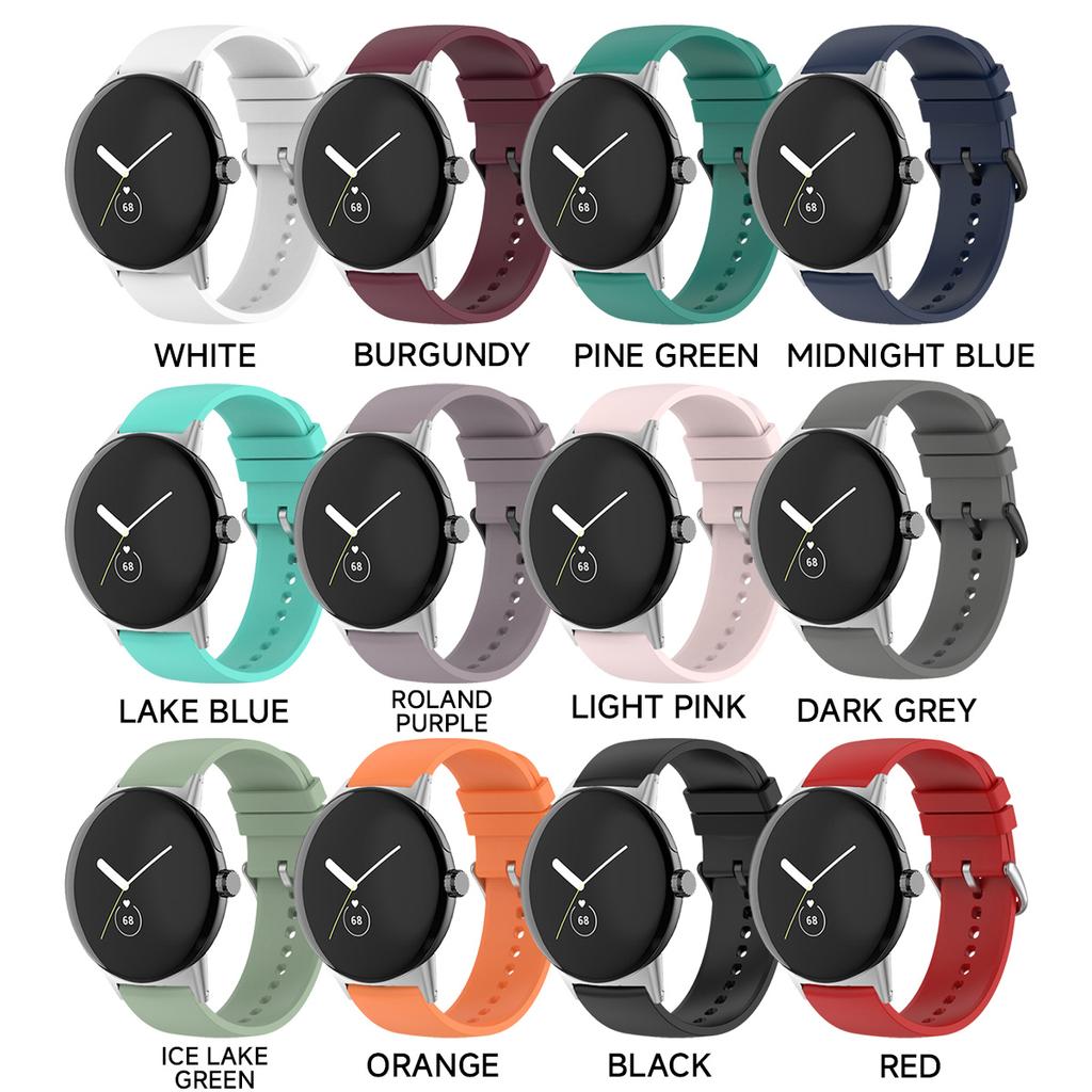 Silicone Band For Google Pixel Watch 4/3/2/1 41mm Sport Strap For Pixel Watch 4/3 45mm Smartwatch Elastic Bracelet Accessories