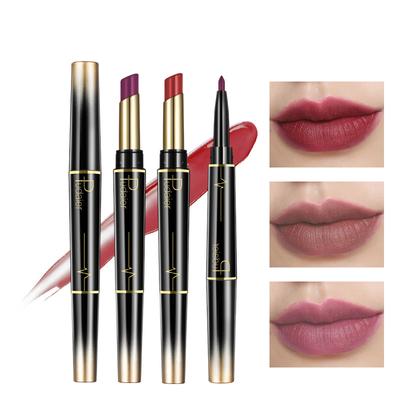Rossetto a doppia punta Lipliner Lucidalabbra opaco Rossetto 16 colori