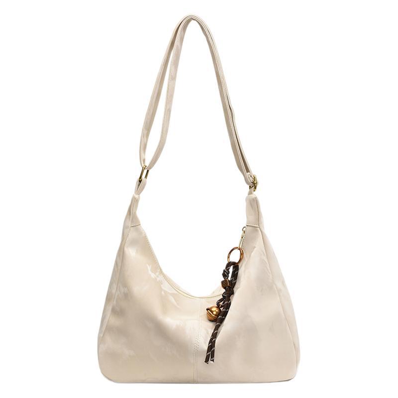 Fashion large-capacity bag women's 2025 autumn and winter new shoulder bag simple soft-sided commuter messenger pillow bag