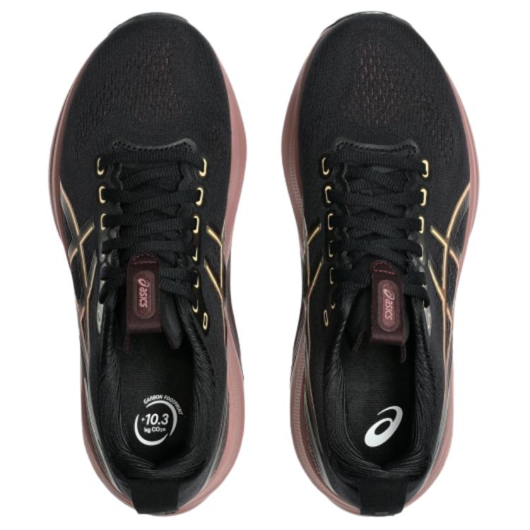 Asics Gel-Kayano 32 Comfortable Versatile Durable Low-Top Running Shoes Women Sneaker Black Purple Pink 1012B838-003