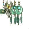 3Pairs Bohemian National Style Dangle Earrings Set Alloy for Birthday Party