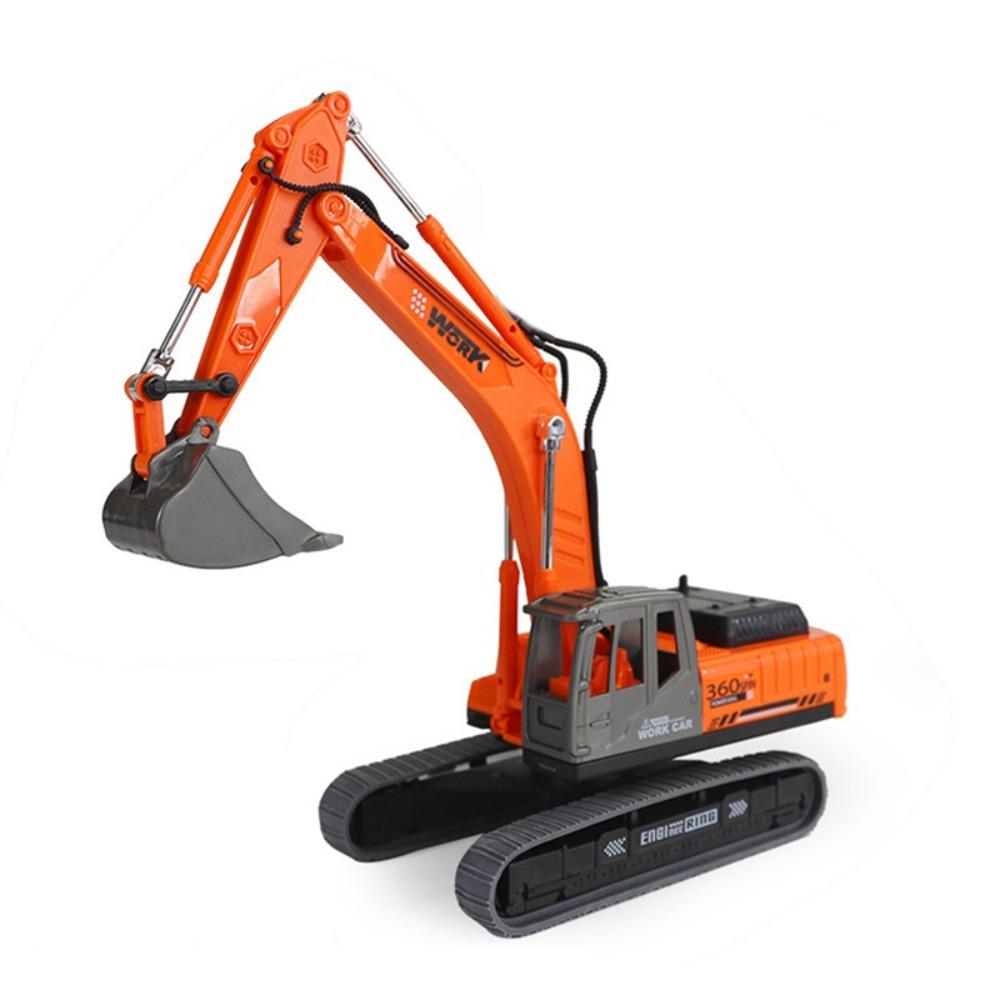 Rotatable Excavator Model Toy Simulation Construction Vehicle Model  Collection