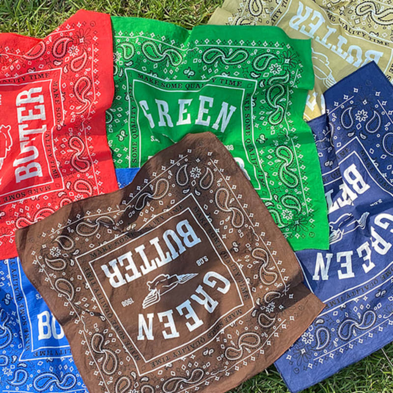 GREENBUTTER Butter Wing Bandana (Green)