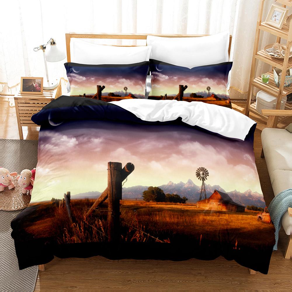 3D Art Bedding Sets Duvet Cover With Pillowcase Twin Full Queen King Size Soft Bed Linen