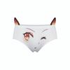 Mode 3D Ohr Damen Dessous Bequem Atmungsaktiv Damen Slips Süßes Gesicht Aufgedruckt Mädchen Höschen Damen Mädchen