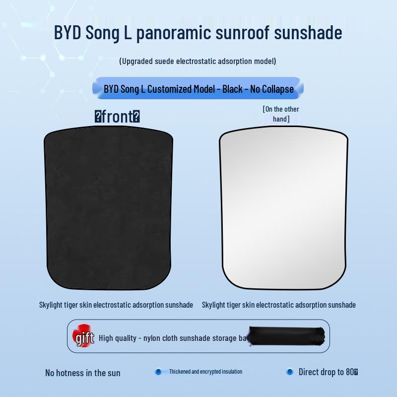 BYD Seal Tang Han Suede Heat Insulation Sunroof Shade