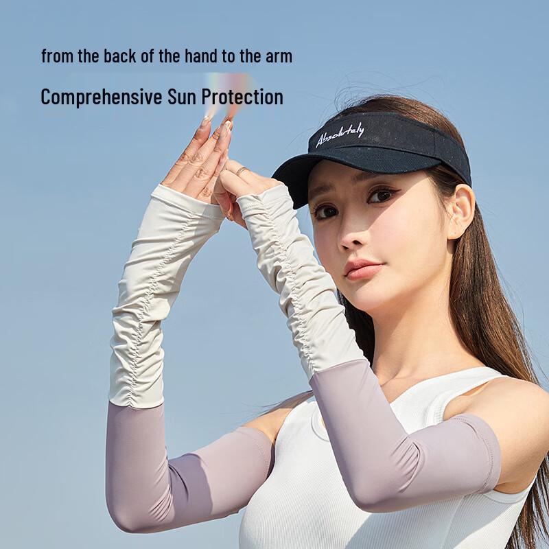JIAOXIU Women's Fashion Lace Sun Protection Arm Sleeves