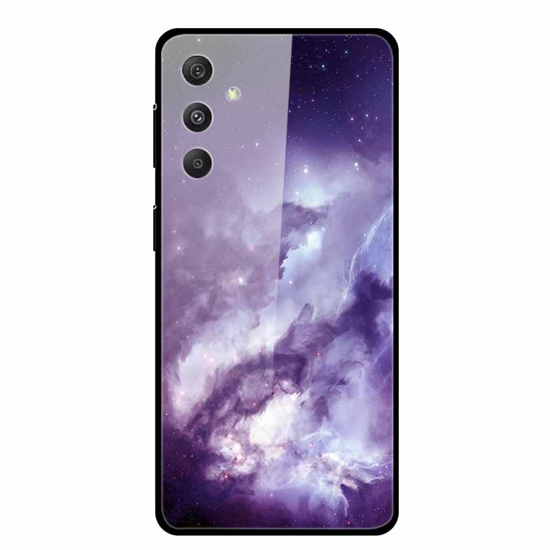 For Samsung Galaxy M54 M34 M14 Case Luxury Tempered Glass Back Cover Hard Case Samsung Galaxy M 54 Capa Fundas Coque Colorful