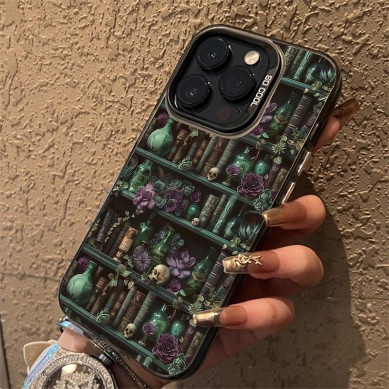 Kreativní knihovna Elektroplátovaný IMD pouzdro pro Samsung Galaxy A06 A16 A23 A26 A34 A36 A55 A56 S25 S24 S23 S22 Ultra Plus FE Kryt