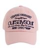 Awoseiawo Lettering Logo Ball Cap Pink