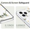 Graceful Daisies Transparent Phone Case For iPhone 17 Air 16 16e 15 14 Pro Max Plus Mini Soft TPU Cover