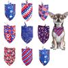 1PC Forth of July Dog Bandanas Pet Accessories Small Dog Cat Bandana Scarf Dogs Bandana Dog Supplies American Independence Day