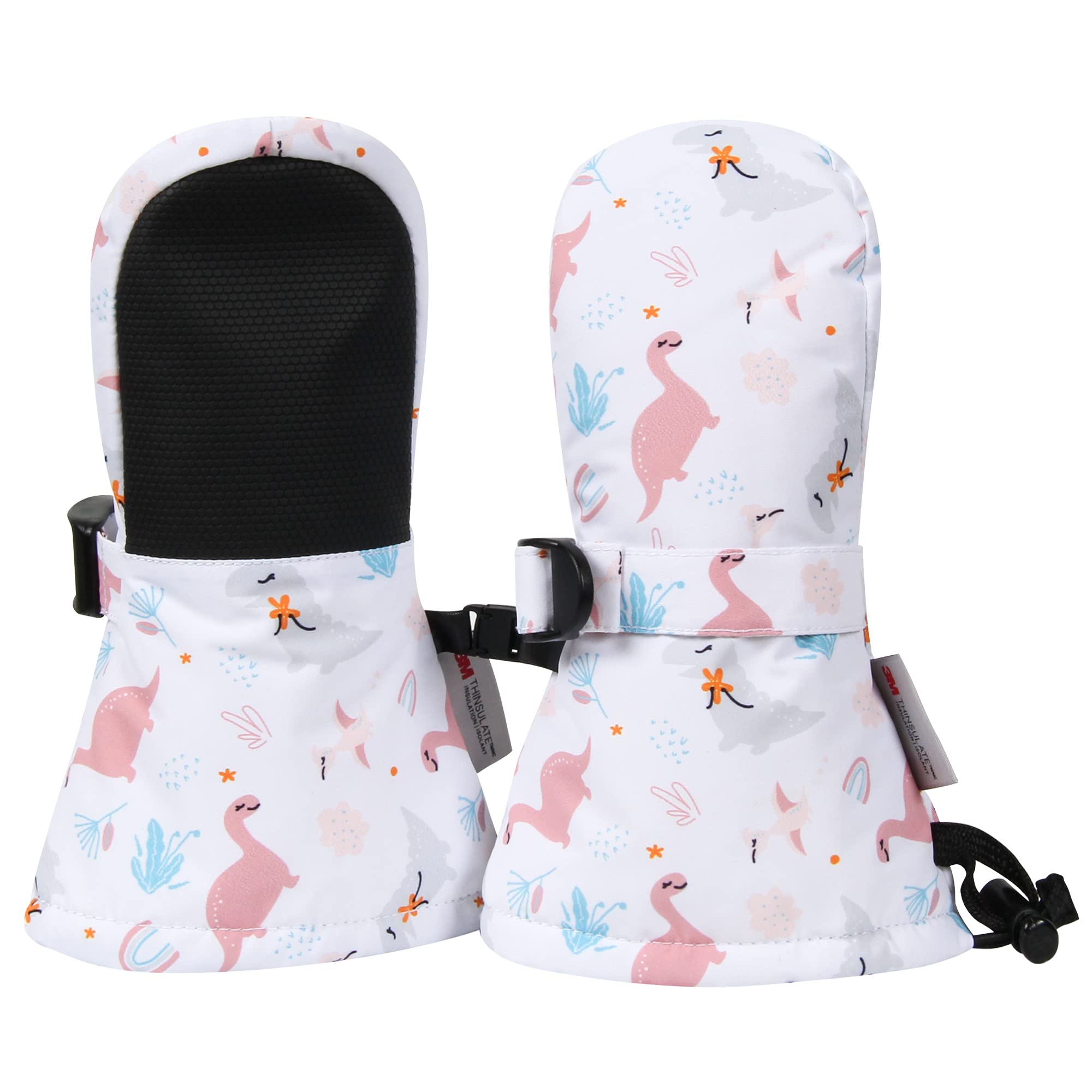 

tots 3M for and Suitable for Boys and Outdoors Ami&Li Kids Mittens, Warm, Windproof, Water-Repellent, Anti-Slip, Adjustable, Skiing, Winter, Autumn,