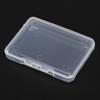 5Pcs Plastic Transparent With Lid Storage Box Collection Container Case Part Box