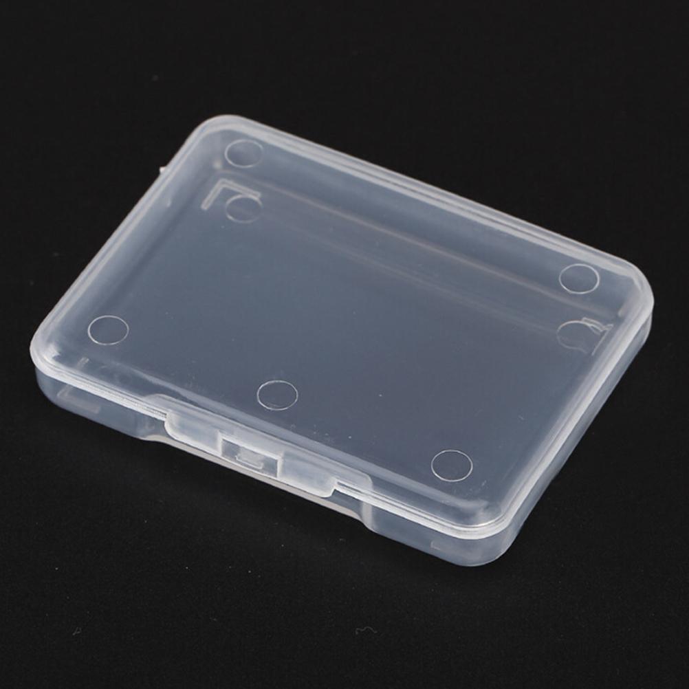 5Pcs Plastic Transparent With Lid Storage Box Collection Container Case Part Box