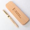 Engraved Maple & Beech Wood Pen Set: Creative Ballpoint and Fountain Pen with Gift Box