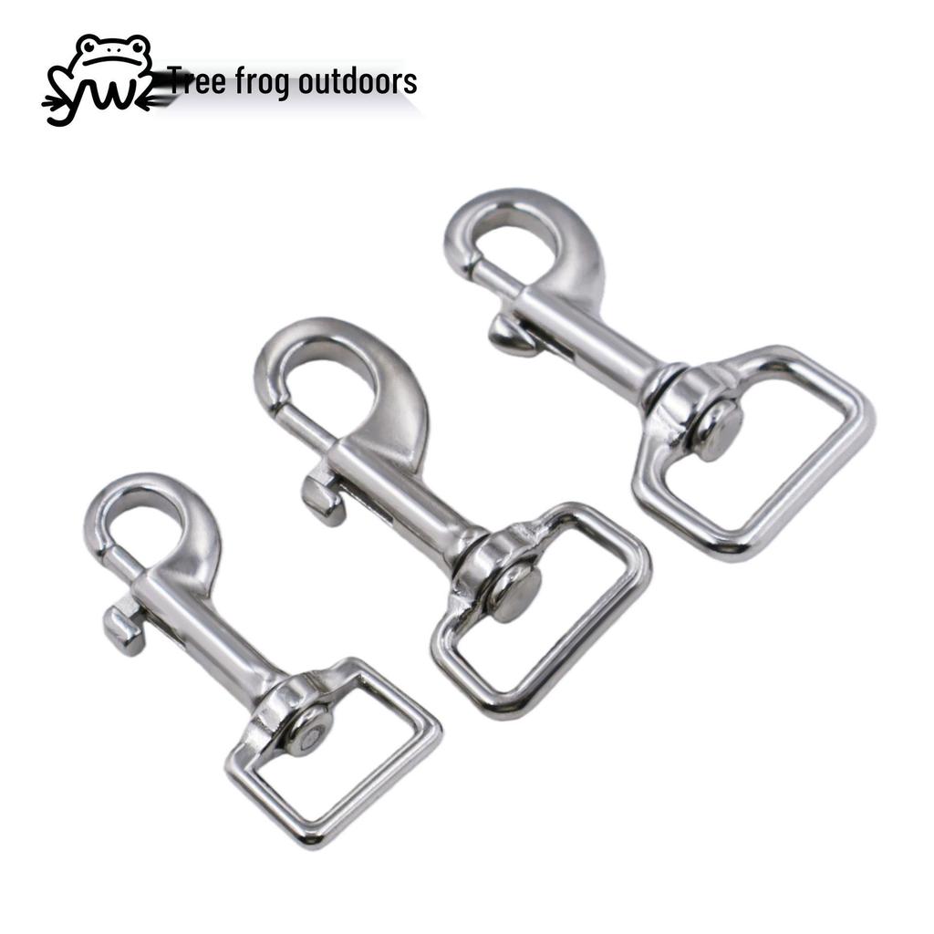 Stainless Steel Single Head Dog Leash Hook with Square Ring