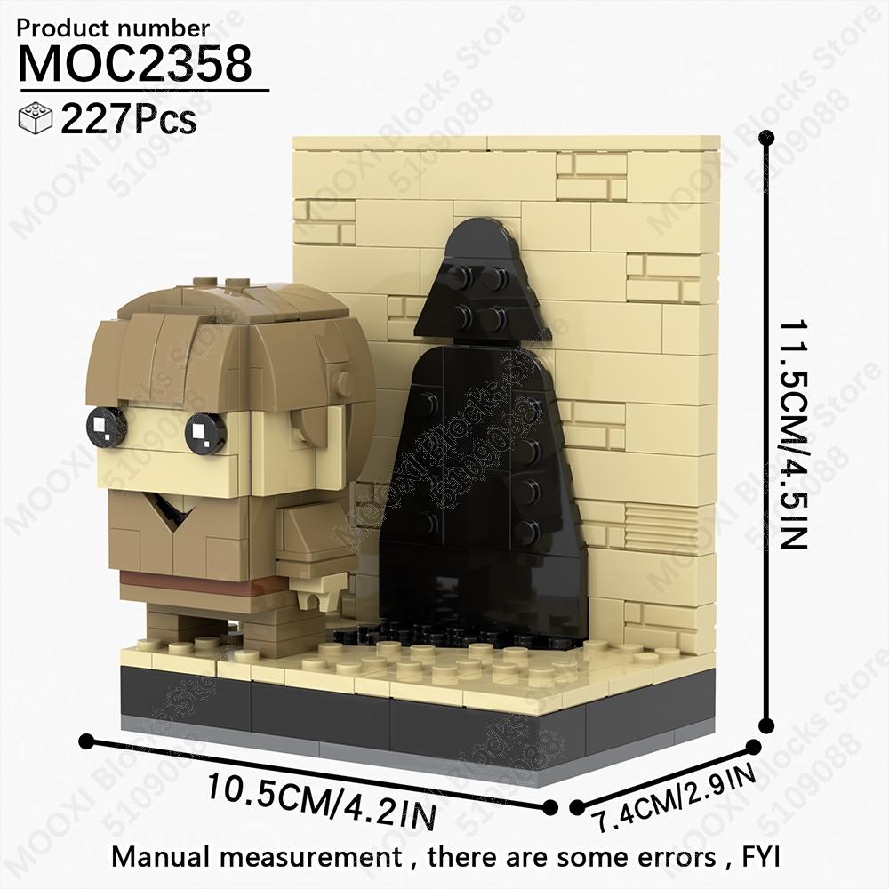 MOOXI MOC Space Wars Movie Robot Soldier Fighter Tank Weapons Battle Scene Models Bricks Building Blocks Figures Toys Kids Gifts