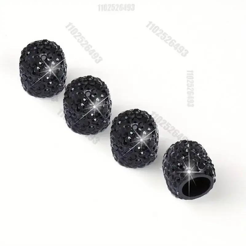 4PCS Bling Diamond Car Wheel Tire Valve Caps Tyre Rim Stem Covers for Automobiles Motorcycles Truck Bike Women Auto Amagi