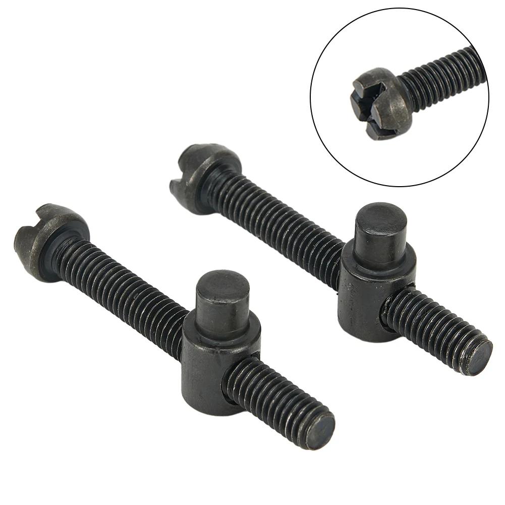 2pcs Bar Chain Tensioner 2x Adjuster Adjusting Screw For 405 5016 Chainsaw Metal Power Equipment Parts Replacement