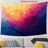 VIKAMA Oil Painting Style Gradient Sunset Tapestry Wall Hanging For Living Room Bedroom Live Stream Home Decor Accent Cloth