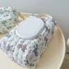 Wipes Case Quilted Baby Wipes Dispenser Dustproof Wipe Holder Printed Pattern Wipes Box Baby Wipe Case Keep Wipe Wet
