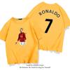 C Ronaldo letní krátkorukávové pánské a dámské dresy krátkorukávová trička čistá bavlna kulatý výstřih basketbalové sportovní ležérní oblečení
